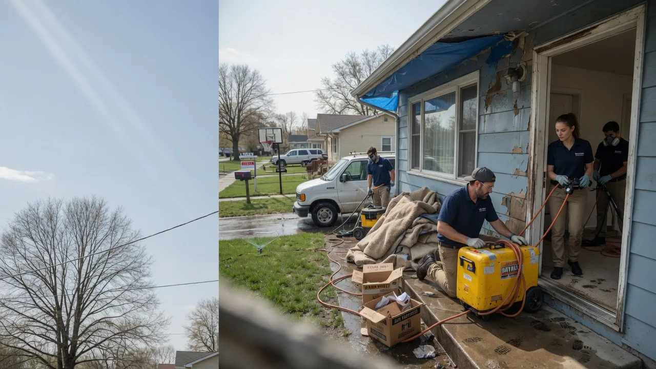 Basement Flood Cleanup in Edgerton, OH near me